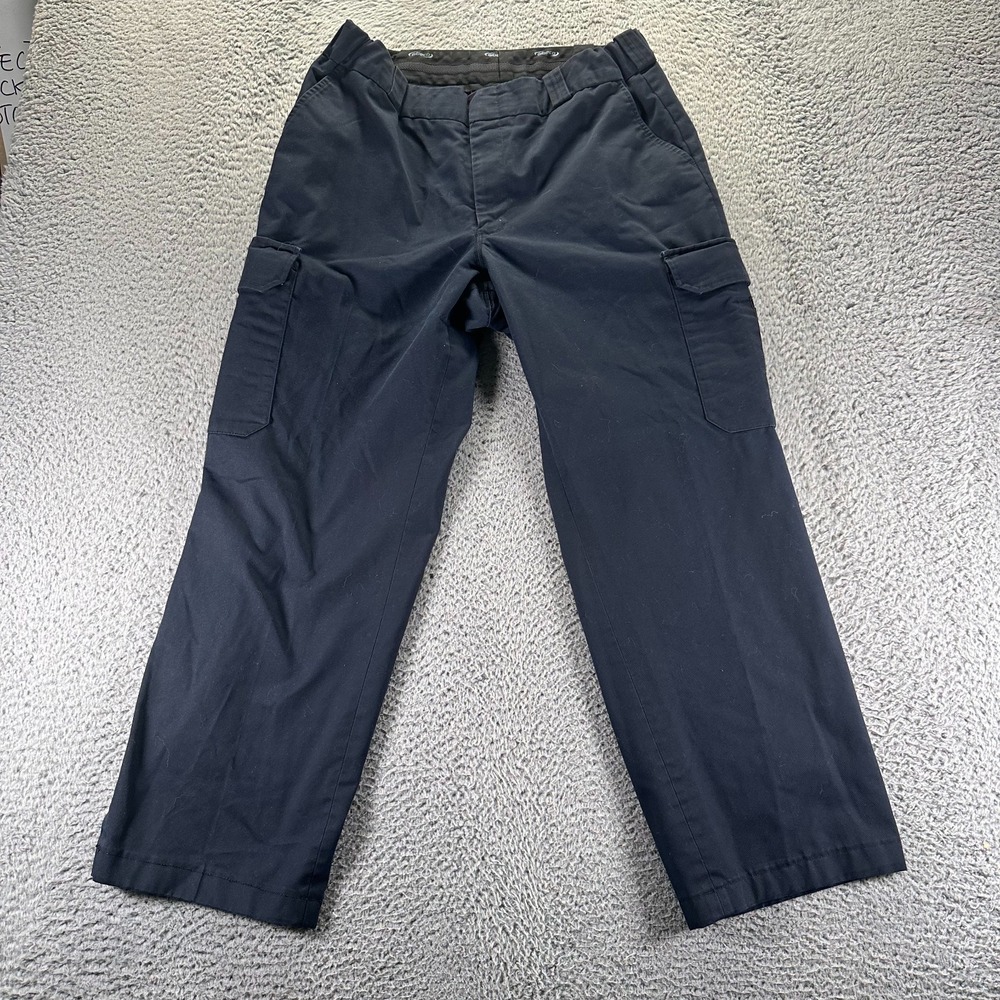 Elbeco Tek3 Pant Women 16 Blue Polyester Cargo Straight Uniform Utility Workwear